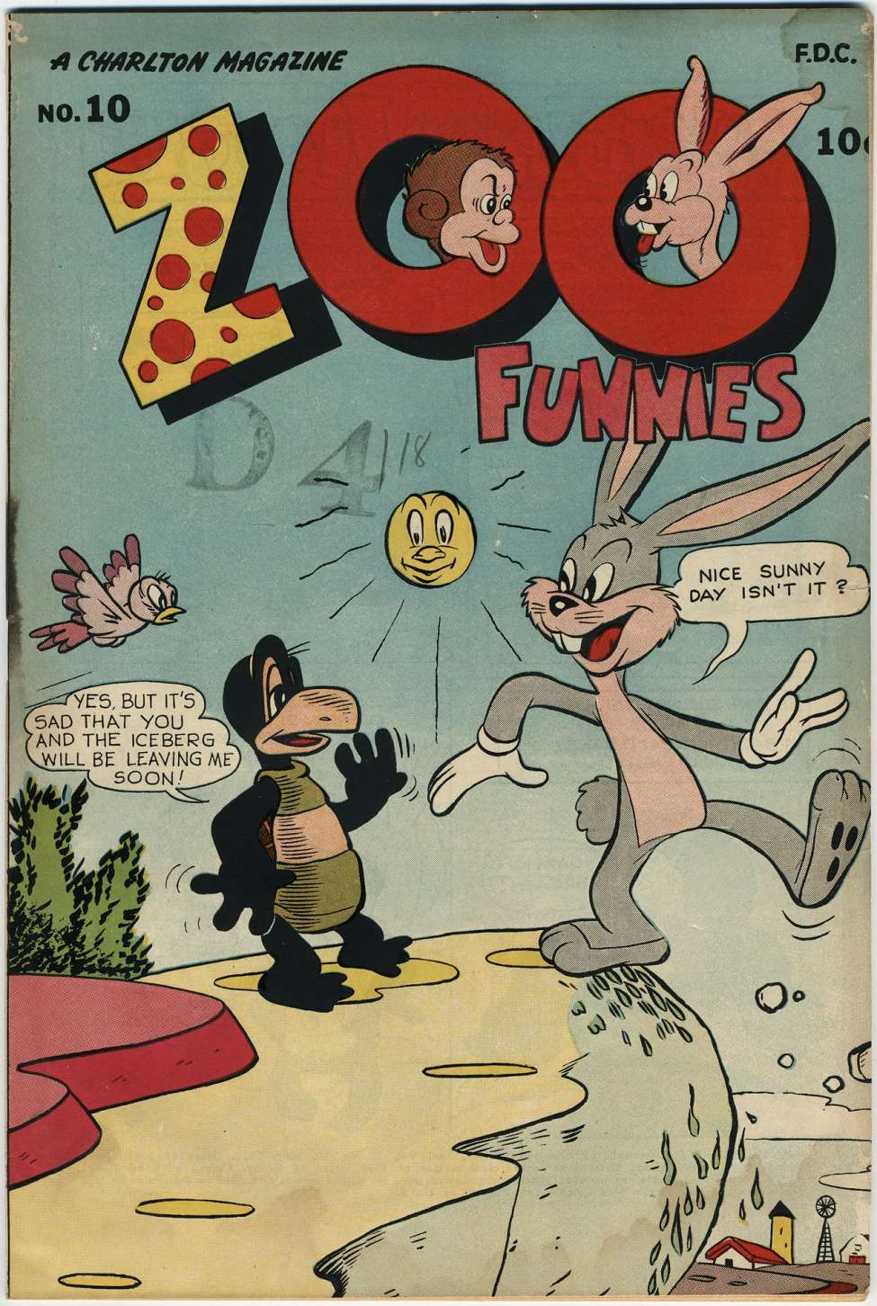 Comic Book Cover For Zoo Funnies v1 10