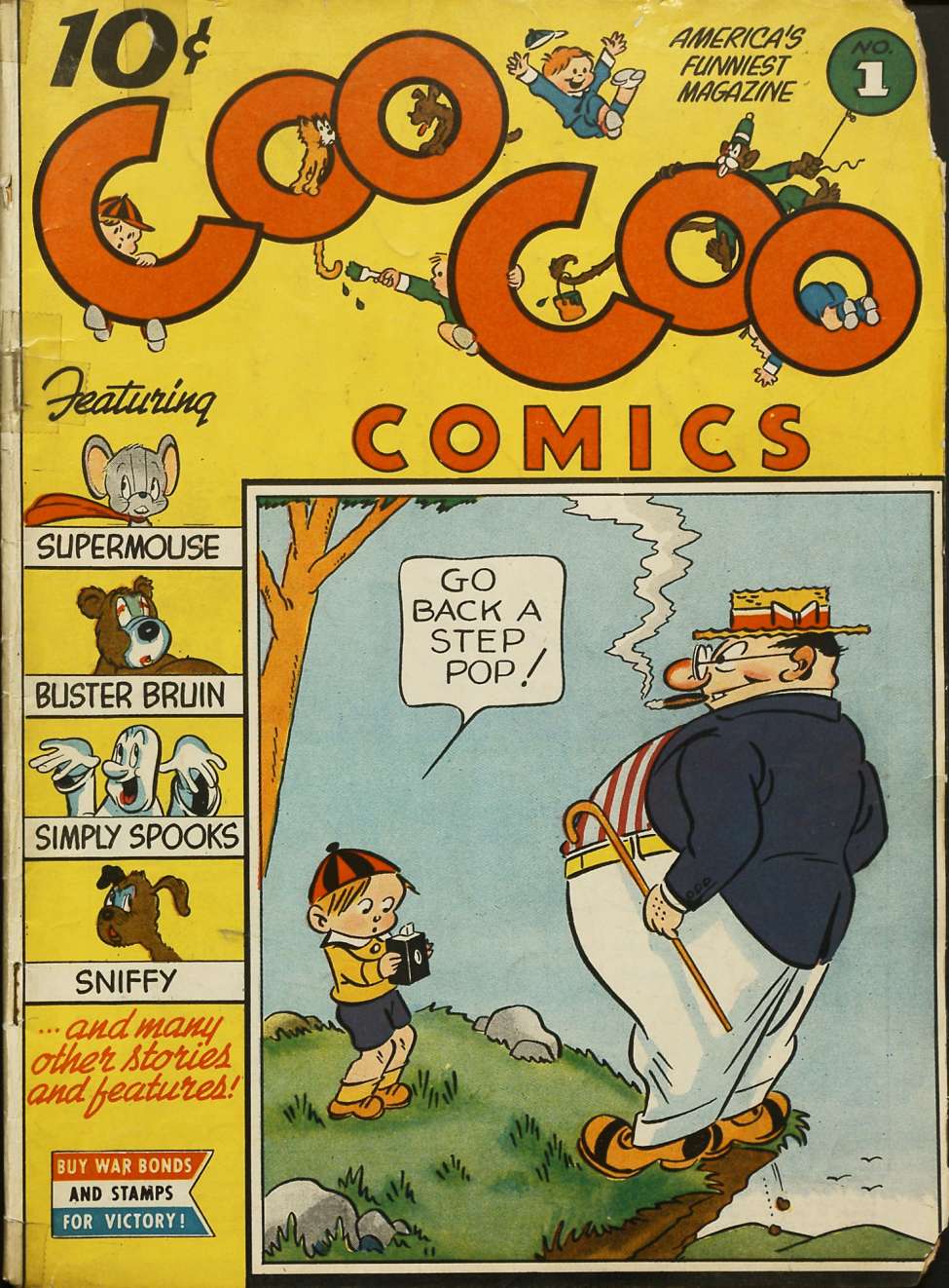 Comic Book Cover For Coo Coo Comics 1
