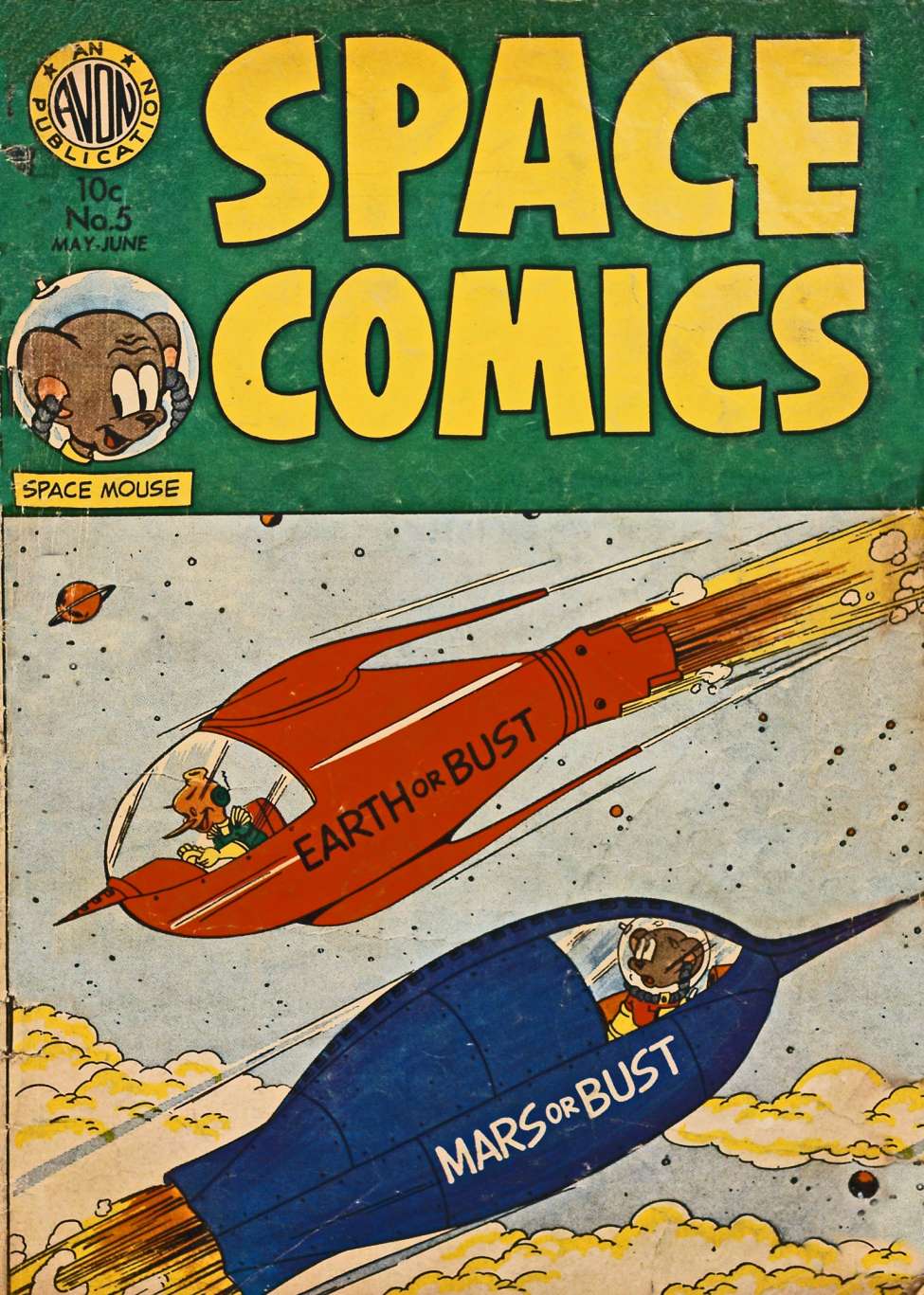 Book Cover For Space Comics 5