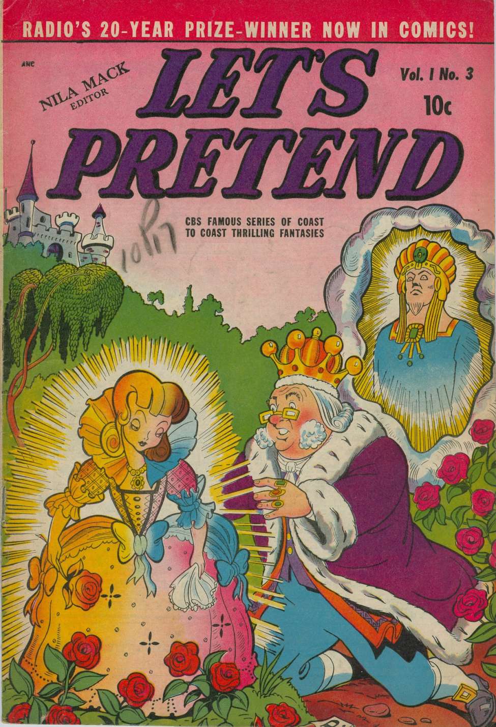 Comic Book Cover For Let's Pretend 3