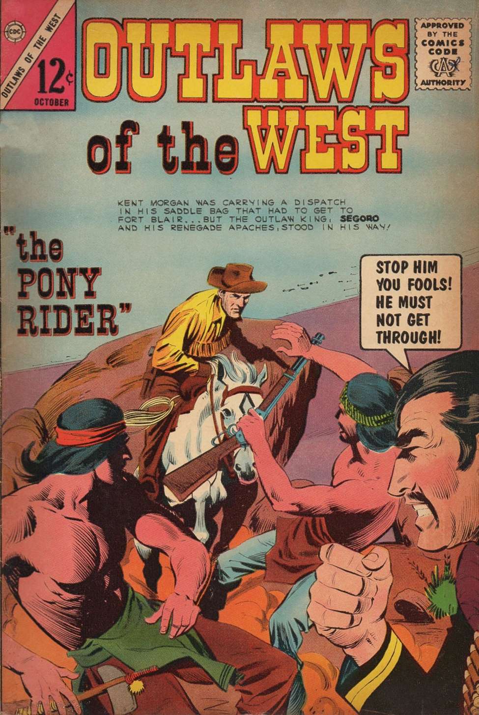 Comic Book Cover For Outlaws of the West 50