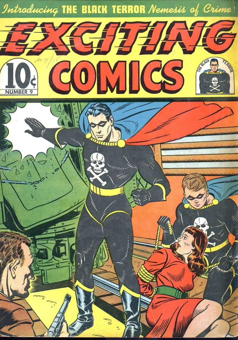 Comic Book Cover For Exciting Comics 9 (fiche/paper)