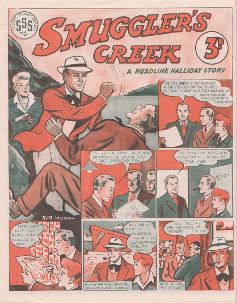 Comic Book Cover For Secret Service Series 5 - Smugglers Creek