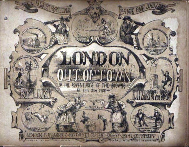 Comic Book Cover For London Out of Town