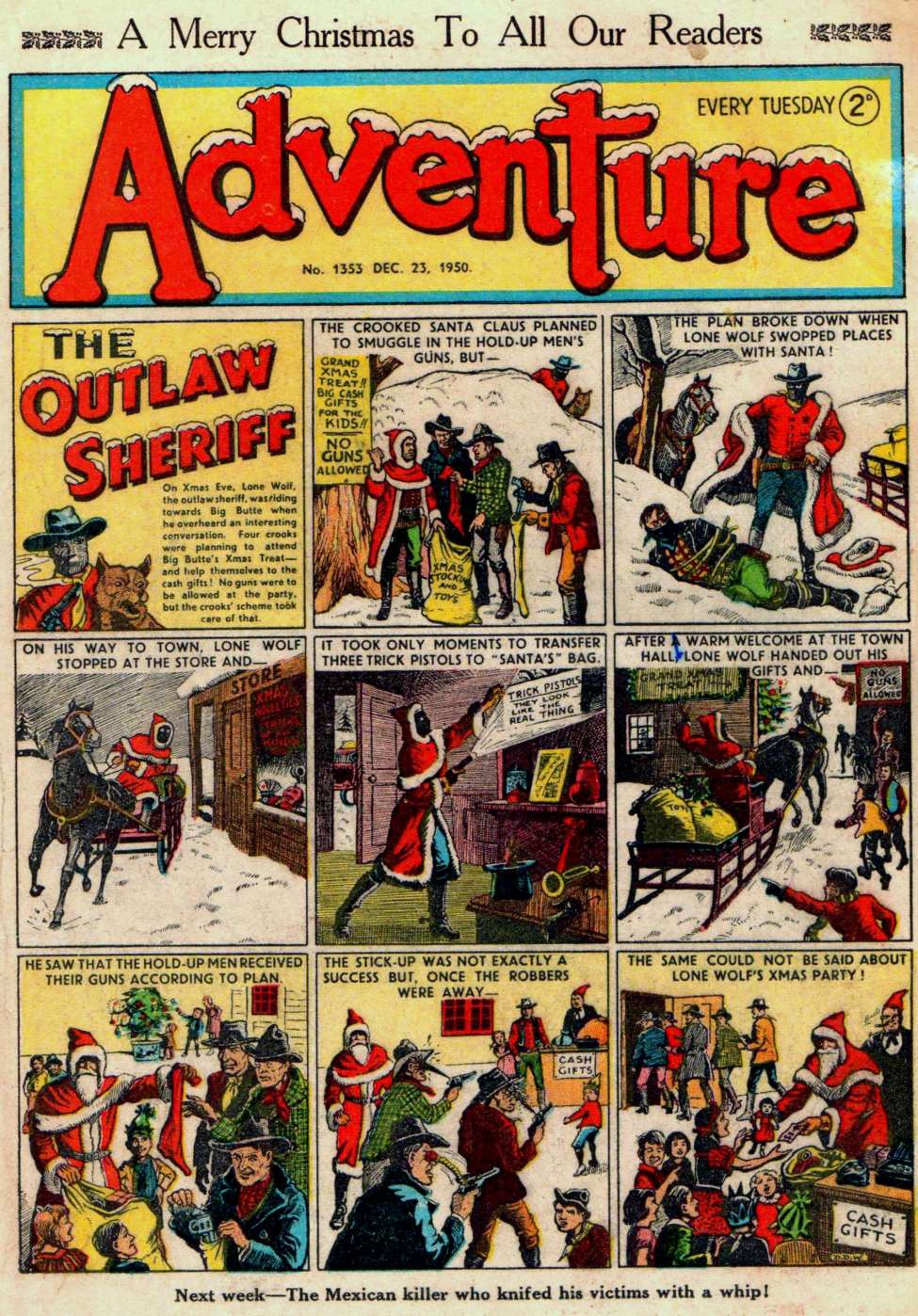 Comic Book Cover For Adventure 1353