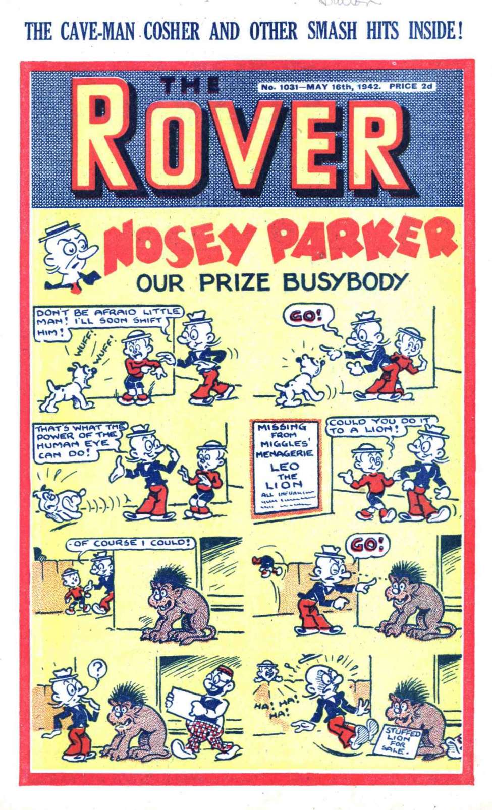 Comic Book Cover For The Rover 1031
