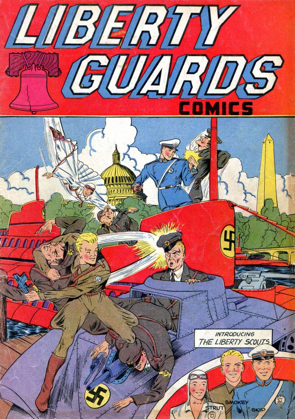 Comic Book Cover For Liberty Guards Comics