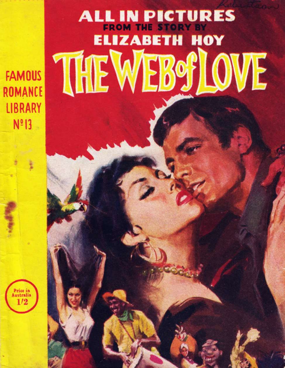 Book Cover For Famous Romance Library 13 - The Web of Love