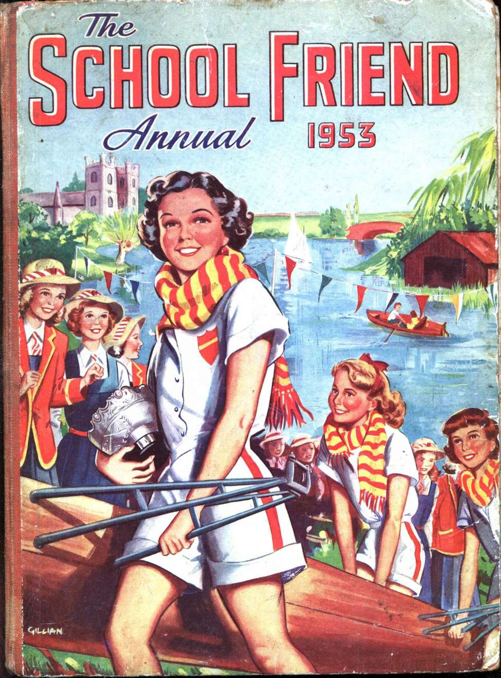 Book Cover For School Friend Annual 1953