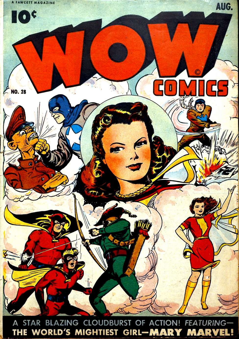 Book Cover For Wow Comics 28