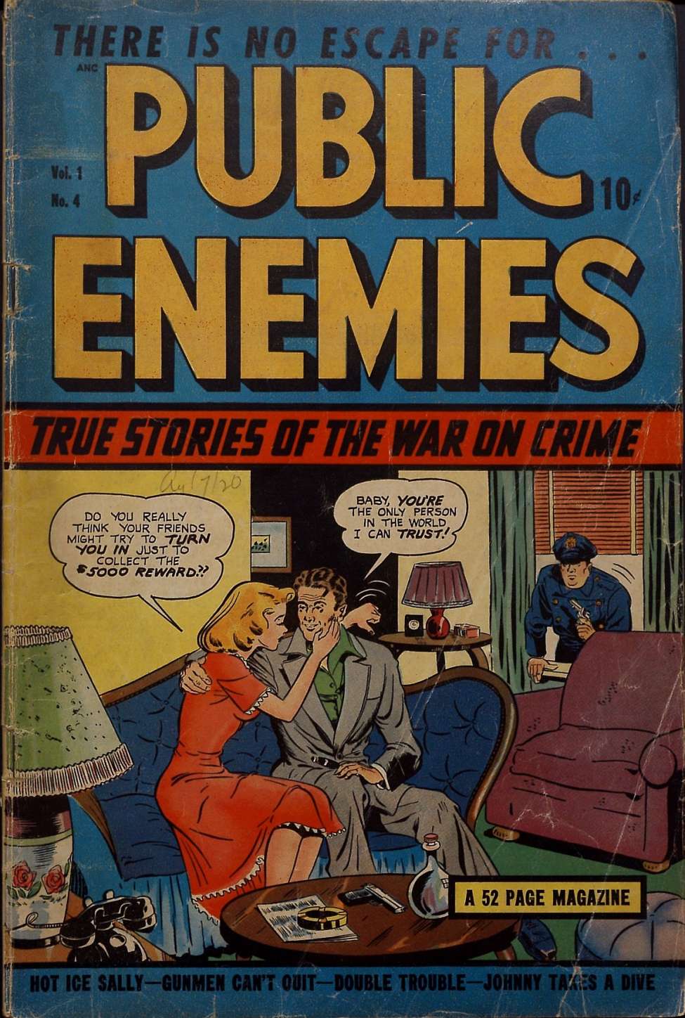 Comic Book Cover For Public Enemies 4