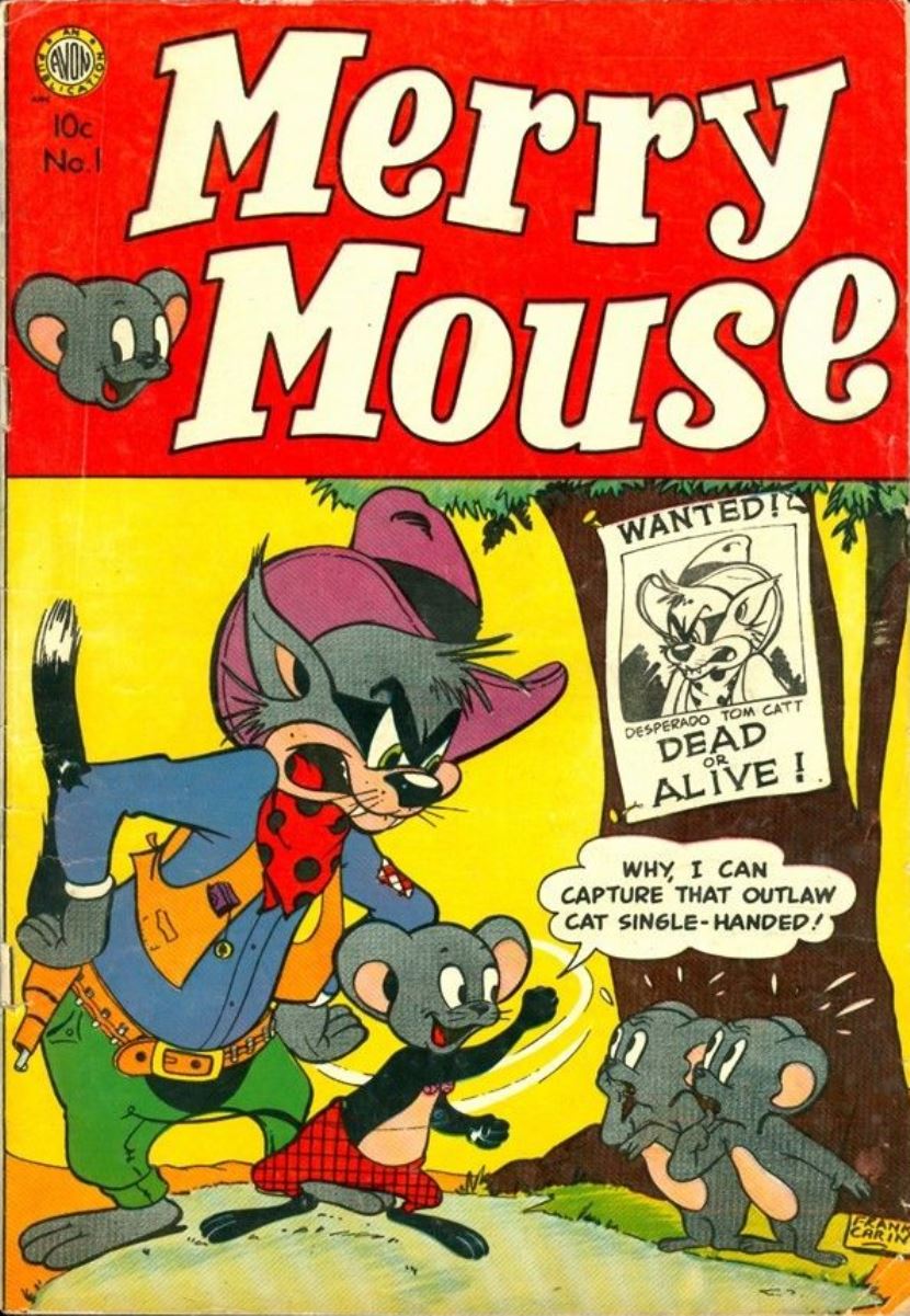 Comic Book Cover For Merry Mouse 1