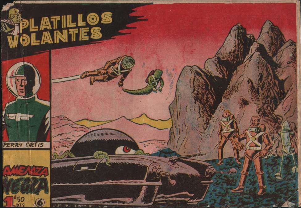 Comic Book Cover For Platillos Volantes 6 - Amenaza Negra