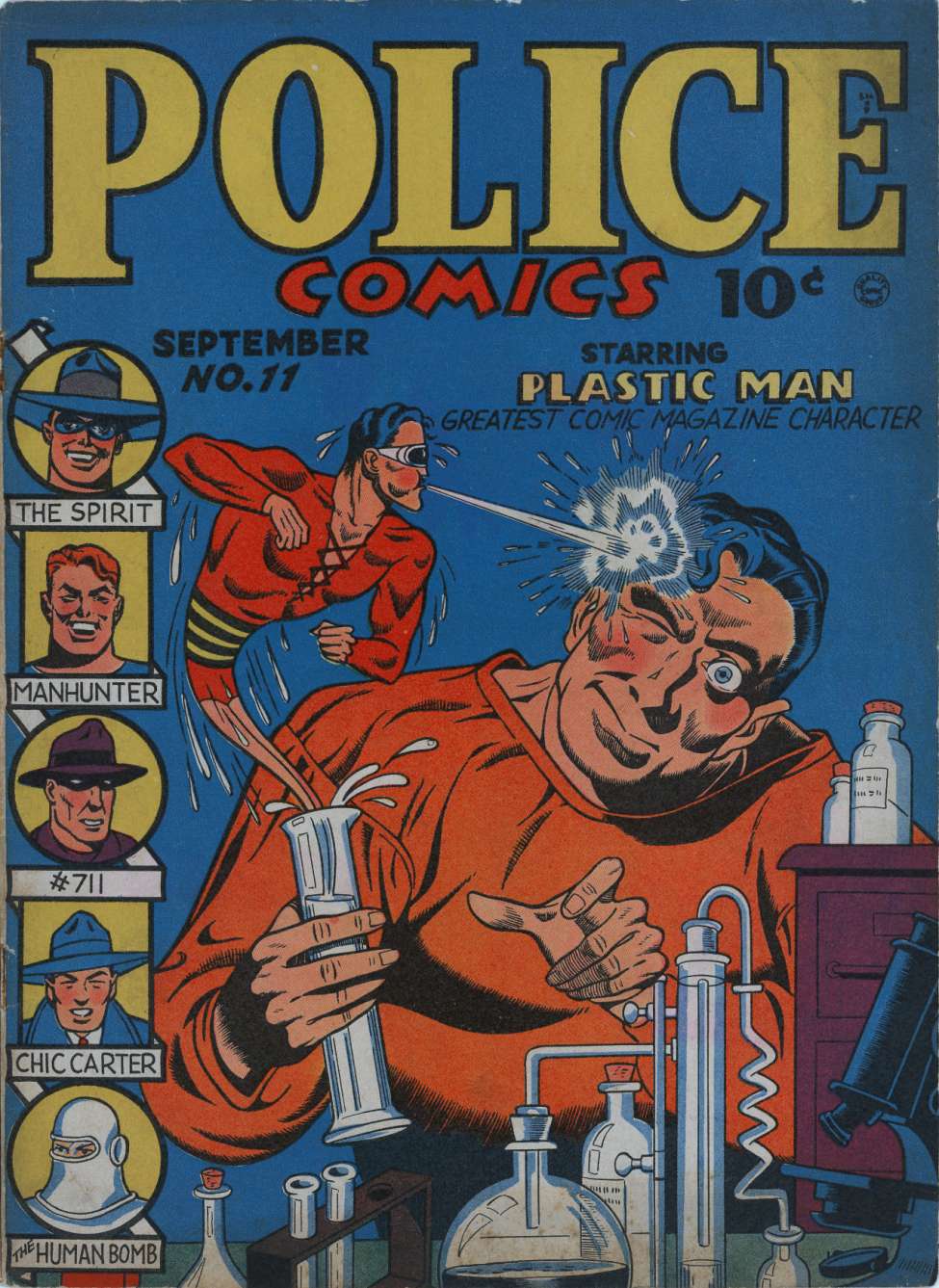Book Cover For Police Comics 11