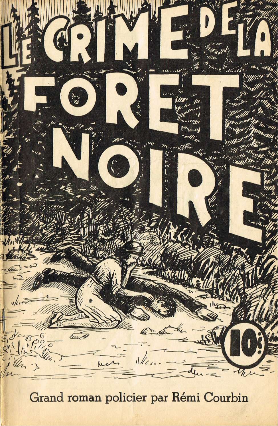 Comic Book Cover For Albert Brien 16 - Le crime de la fôret noire