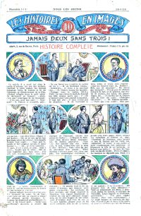 Large Thumbnail For Les Histoires en Images 111 - Jamais Deux Sans Trois