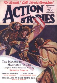 Large Thumbnail For Action Stories v6 1 - The Menace Of Mastodon Valley - Kenneth Gilbert