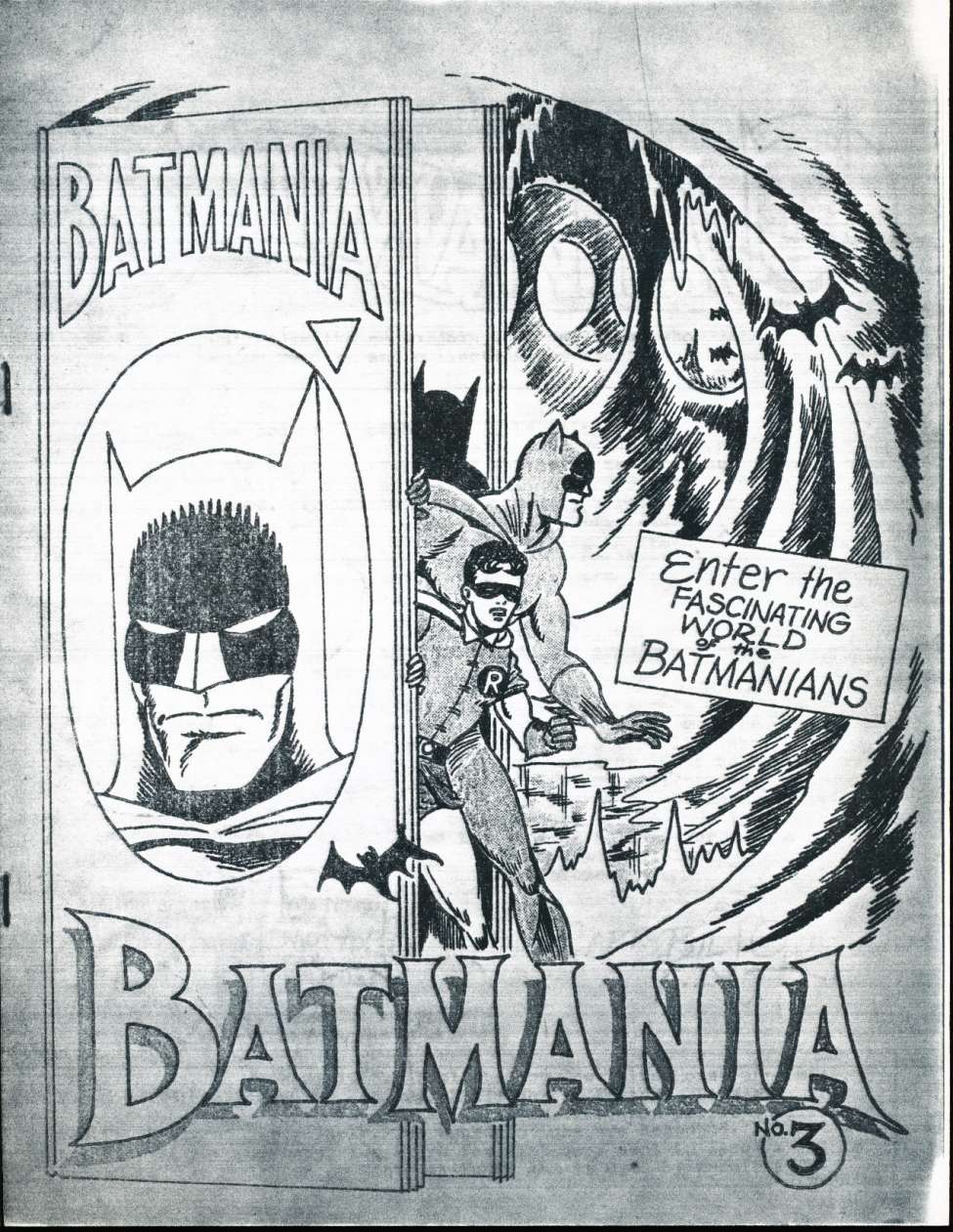 Comic Book Cover For Batmania 3