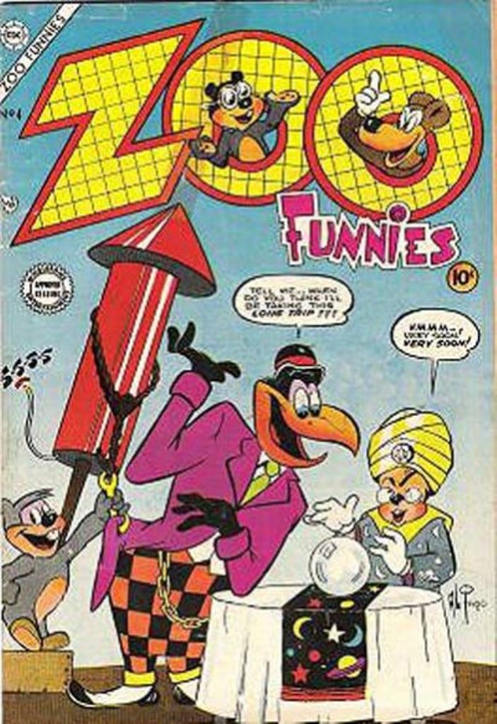 Comic Book Cover For Zoo Funnies v2 4 - Version 1