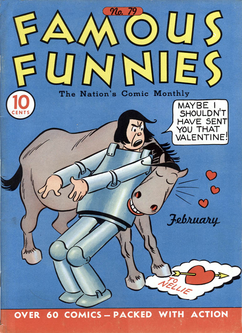 Comic Book Cover For Famous Funnies 79