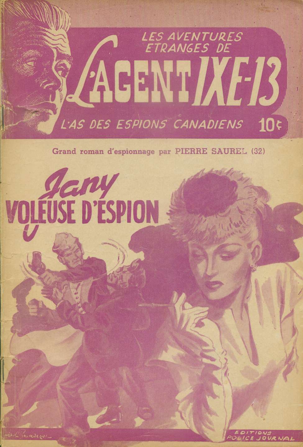 Comic Book Cover For L'Agent IXE-13 v2 32 - Jany voleuse d'espion