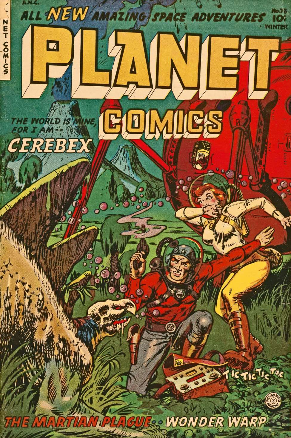 Comic Book Cover For Planet Comics 73 - Version 1