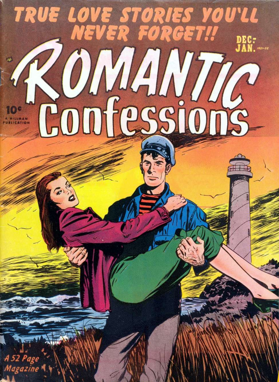 Comic Book Cover For Romantic Confessions v2 5