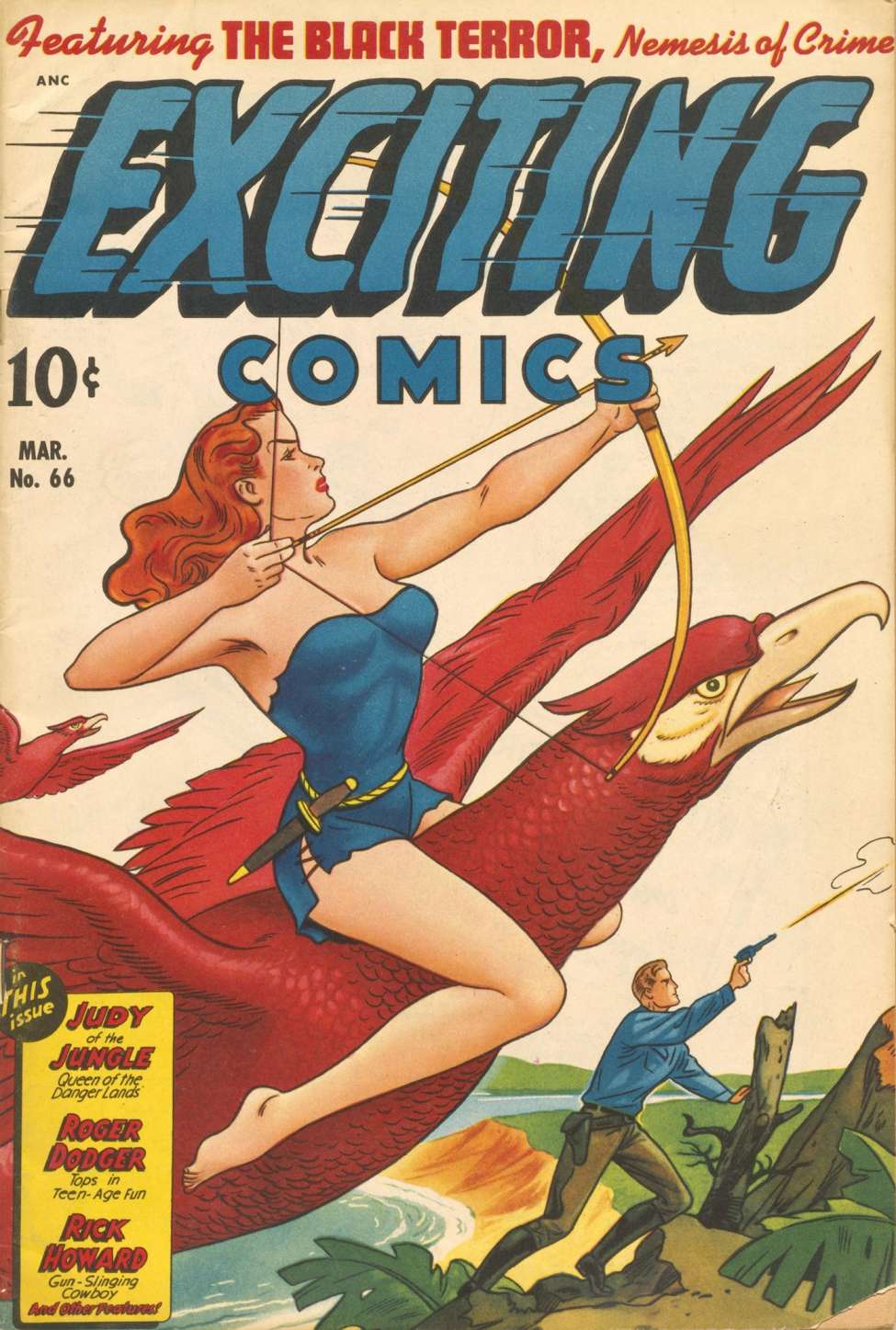 Book Cover For Exciting Comics 66