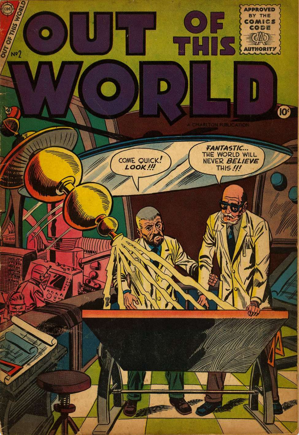 Comic Book Cover For Out of This World 2