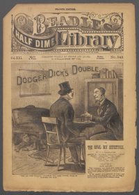 Large Thumbnail For Beadle's Half Dime Library 543 - Dodger Dick's Double