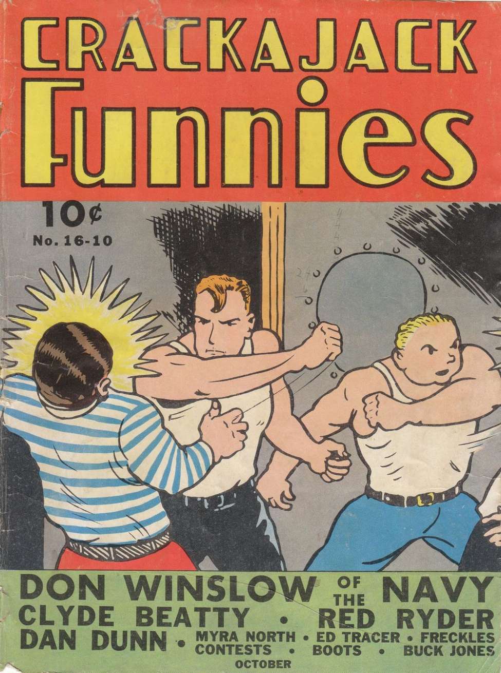 Comic Book Cover For Crackajack Funnies 16