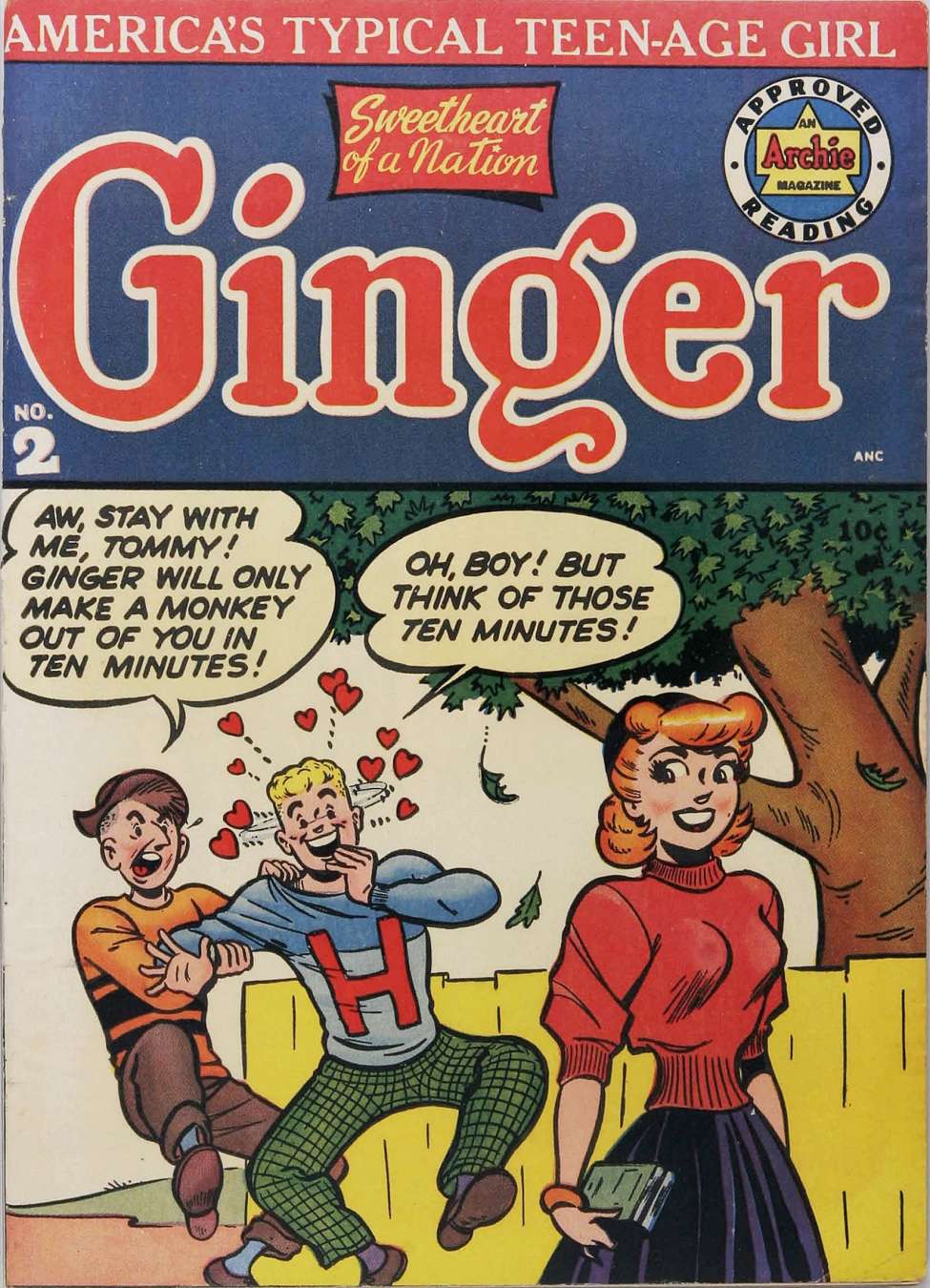 Comic Book Cover For Ginger 2