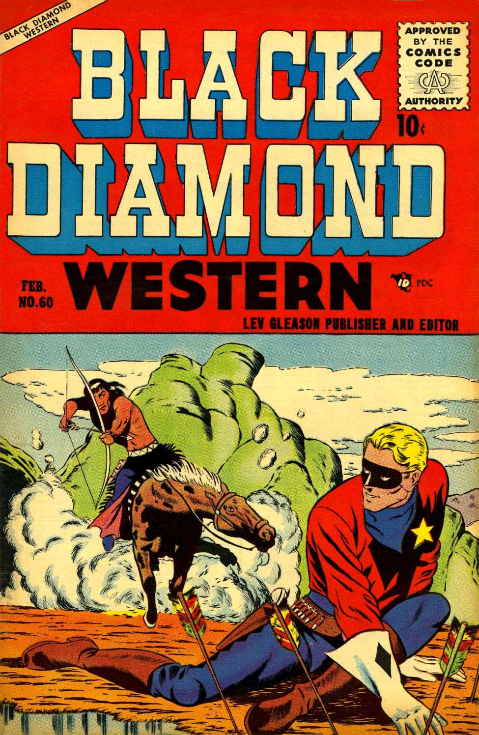 Comic Book Cover For Black Diamond Western 60
