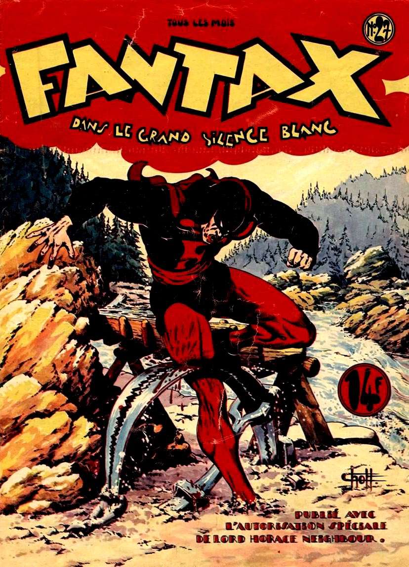 Comic Book Cover For Fantax 27 - Dans le Grand Silence Blanc