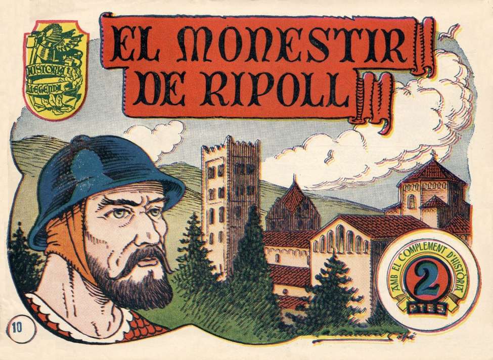 Comic Book Cover For Història i llegenda 10 - El monestir de Ripoll