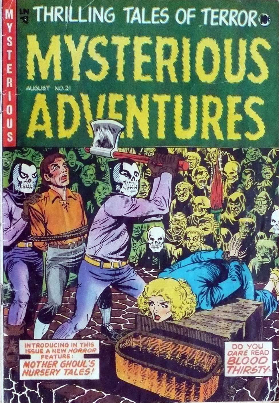 Comic Book Cover For Mysterious Adventures 21