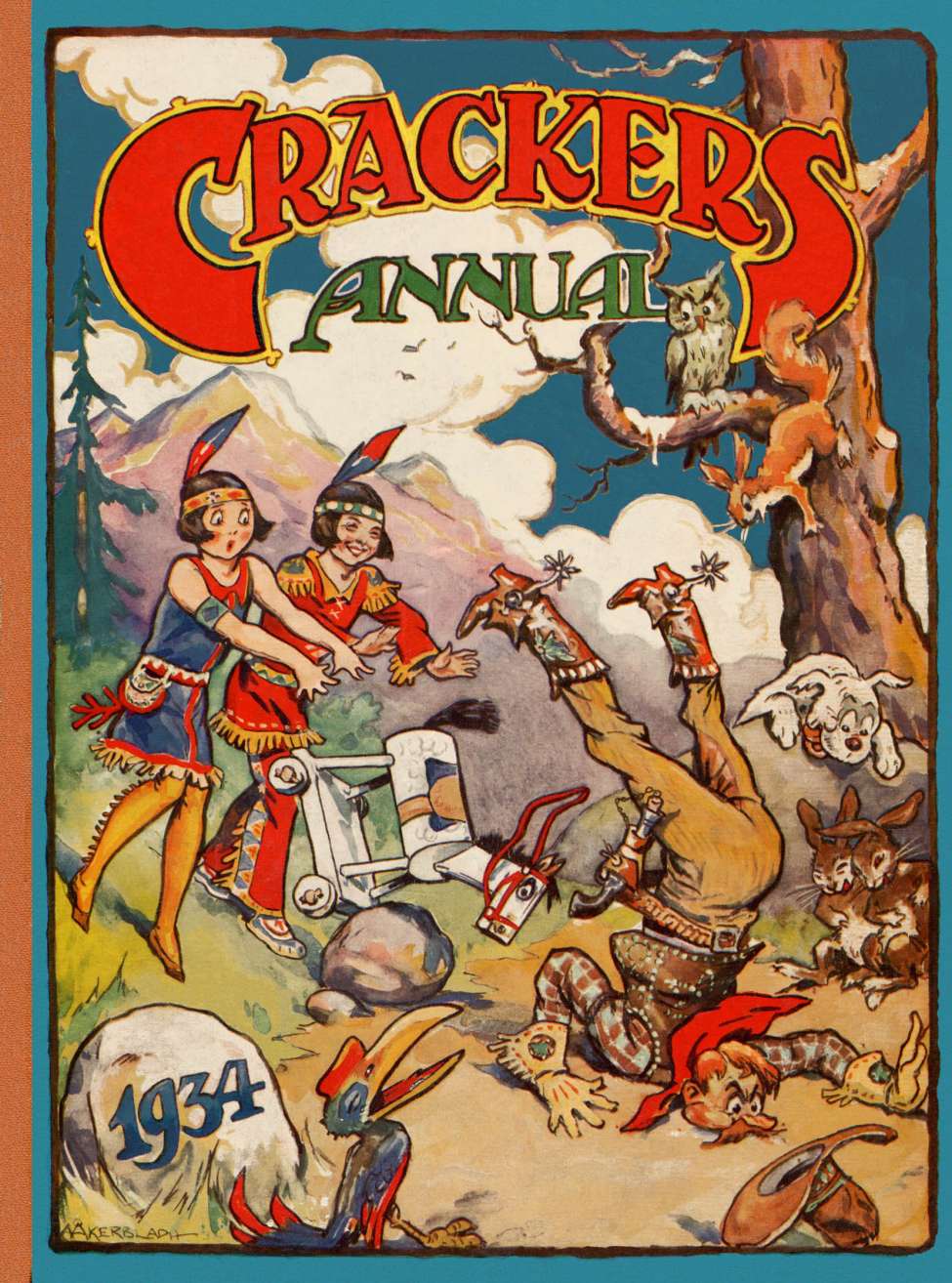 Book Cover For Crackers Annual (1934)