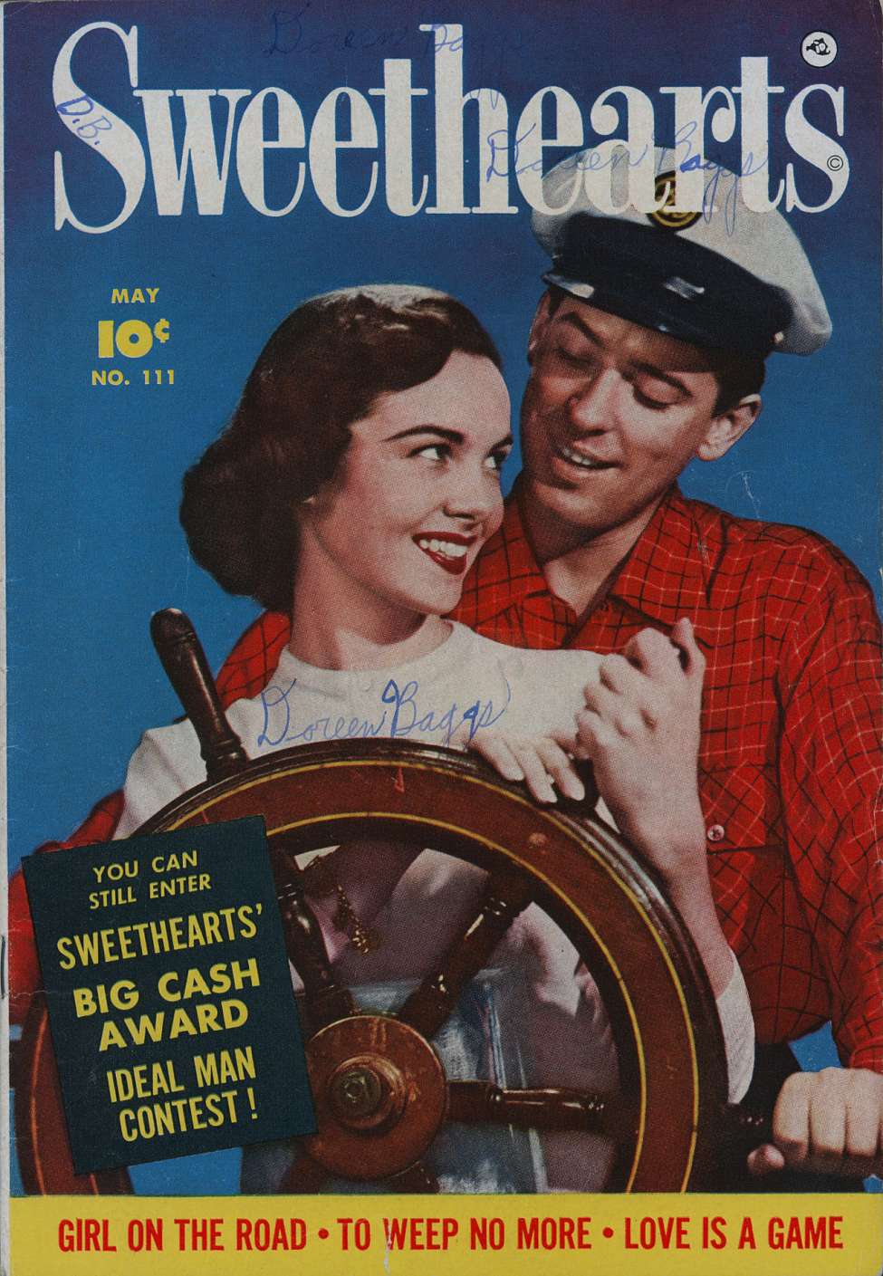 Comic Book Cover For Sweethearts 111