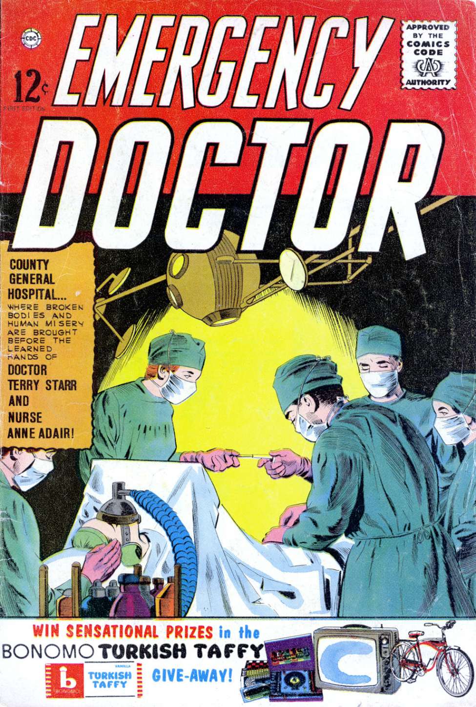 Comic Book Cover For Emergency Doctor 1
