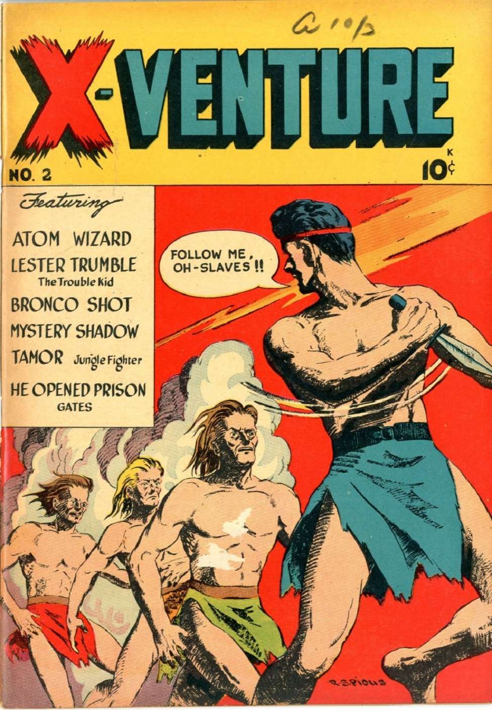 Comic Book Cover For X-Venture 2