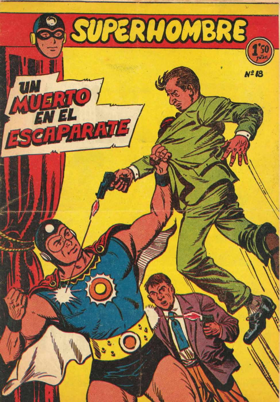 Comic Book Cover For SuperHombre 18 Un muerto en el escaparate