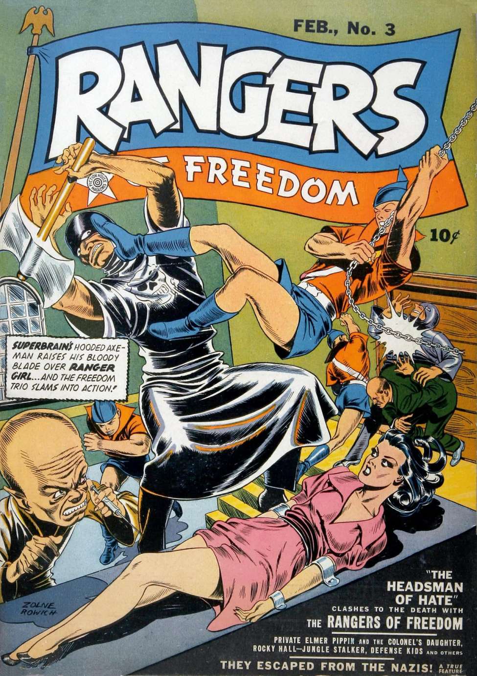 Comic Book Cover For Rangers Comics 3