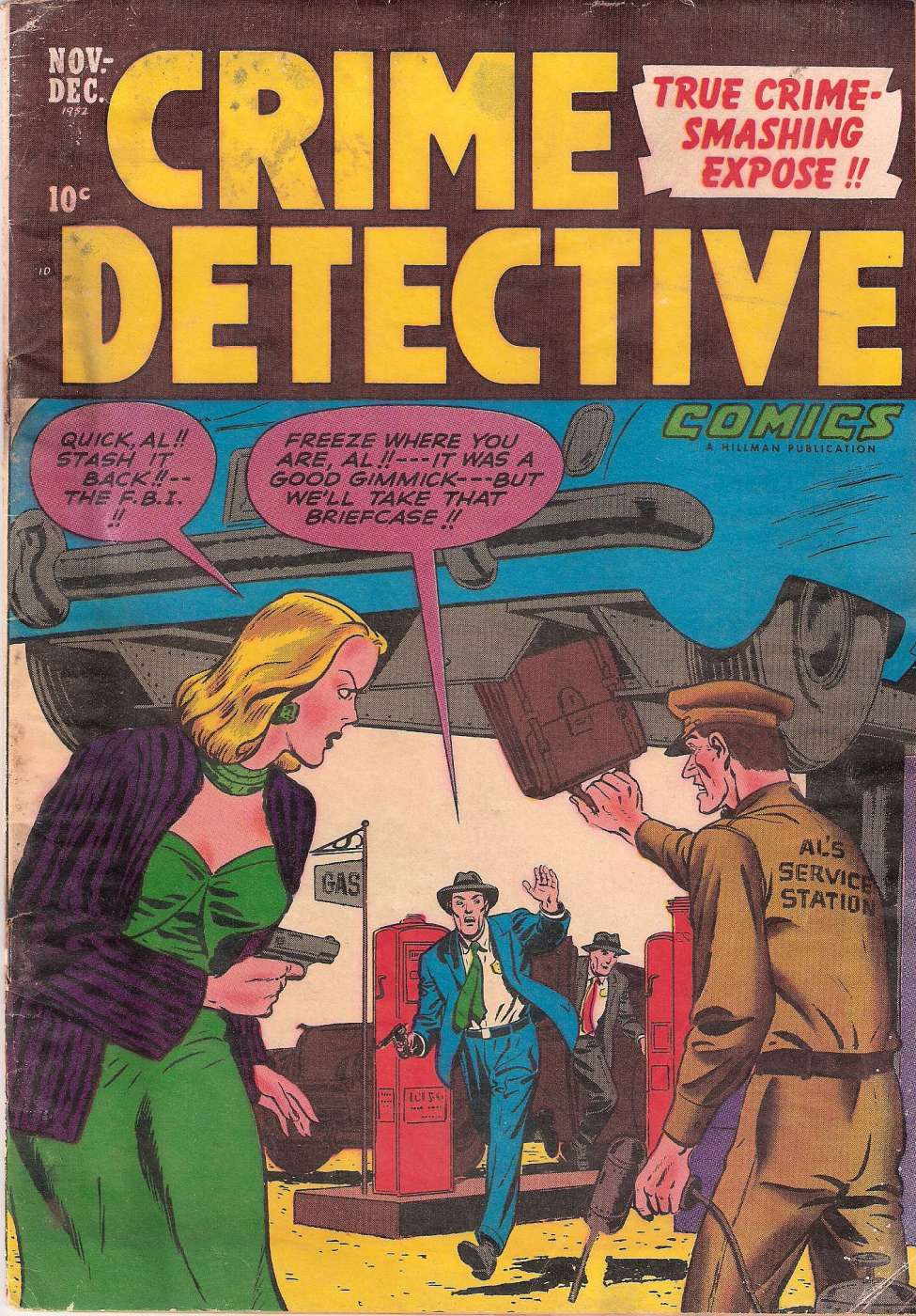 Comic Book Cover For Crime Detective Comics v3 5