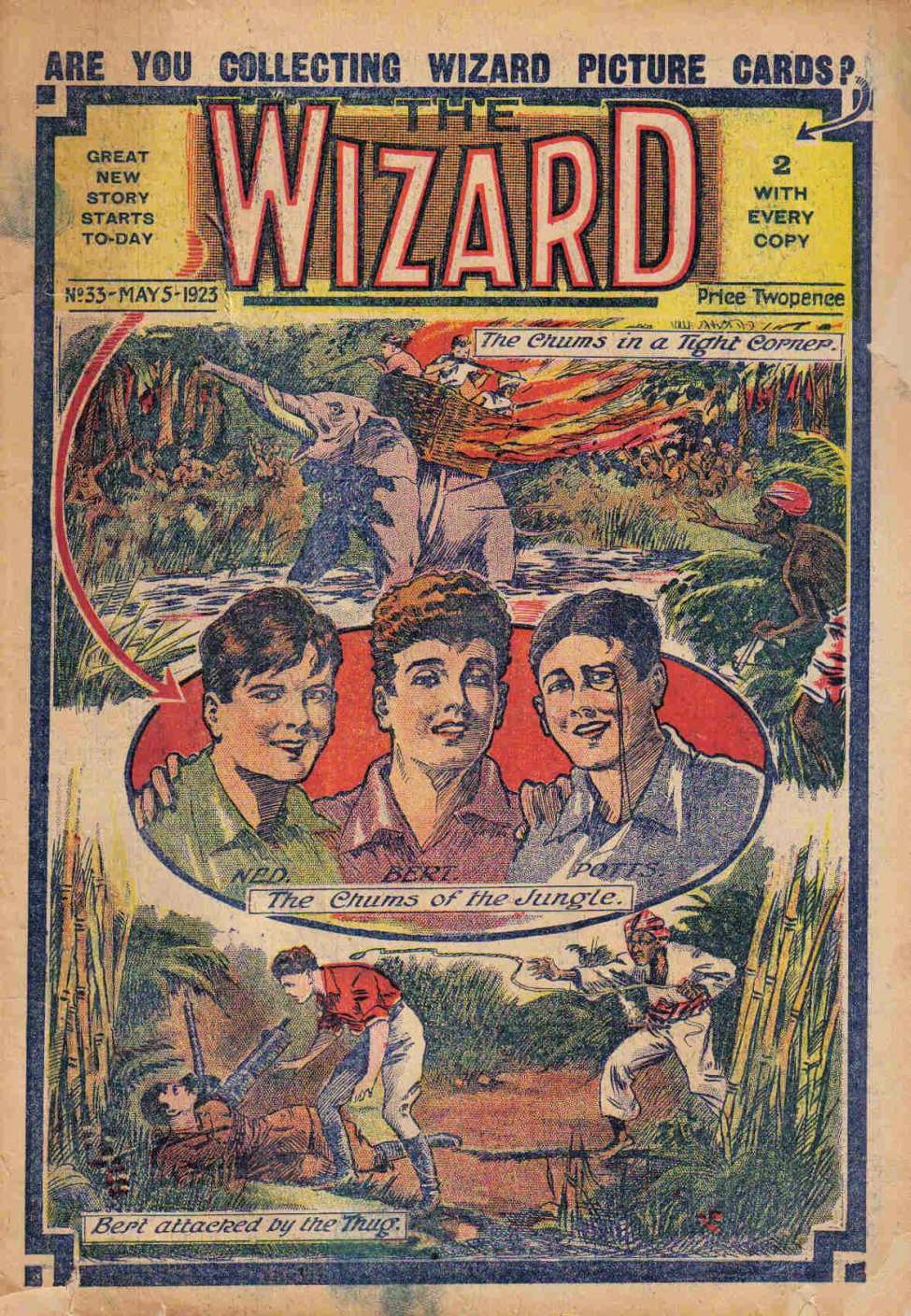 Comic Book Cover For The Wizard 33