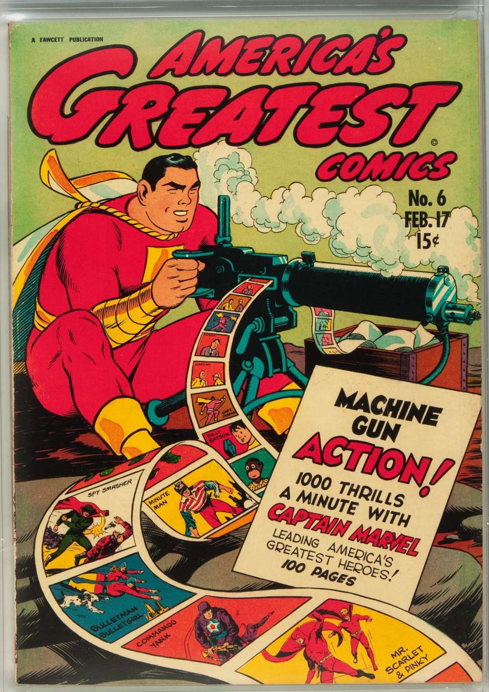 Comic Book Cover For America's Greatest Comics 6