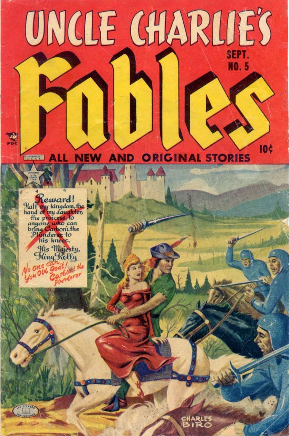 Book Cover For Uncle Charlie's Fables 5