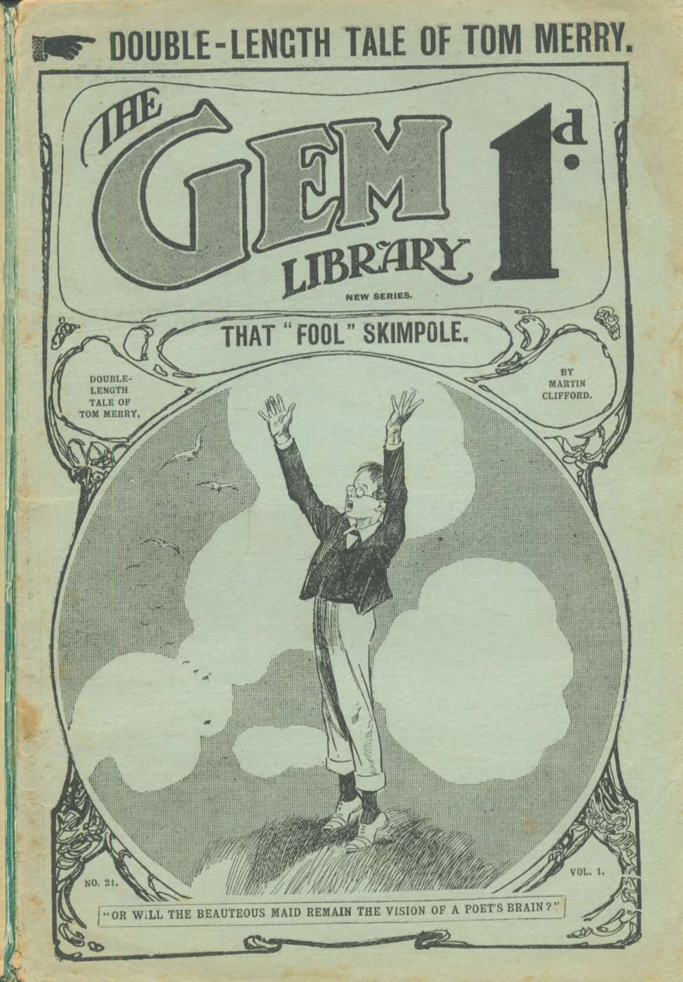 Comic Book Cover For The Gem v2 21 That 'Fool' Skimpole