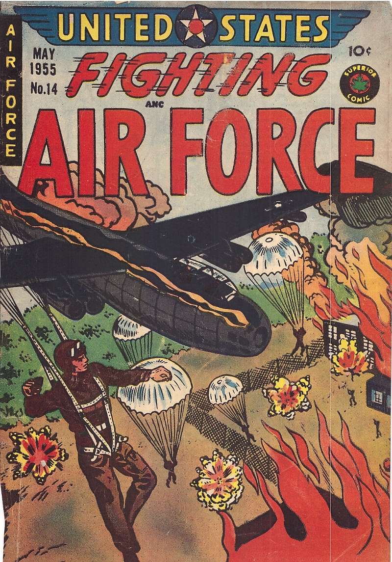 Comic Book Cover For U.S. Fighting Air Force 14