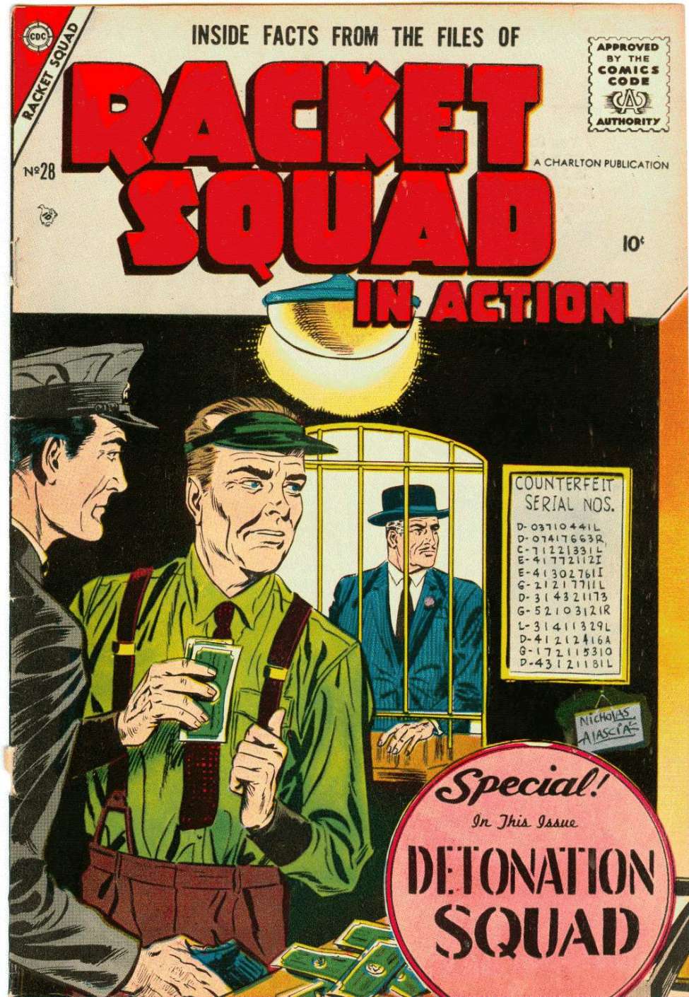 Comic Book Cover For Racket Squad in Action 28