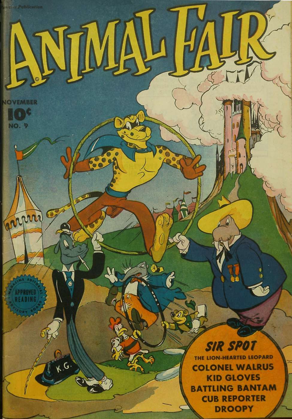 Comic Book Cover For Animal Fair 9 (paper/2fiche) - Version 2